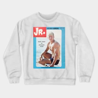 JR JUNIOR Second Annual feat Patrik Berglund - Vintage Physique Muscle Male Model Magazine Cover Crewneck Sweatshirt